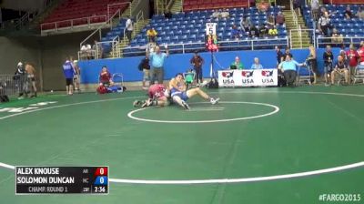 152 Champ. Round 1 Solomon Duncan (North Carolina) vs. Alex Knouse (Arkansas)