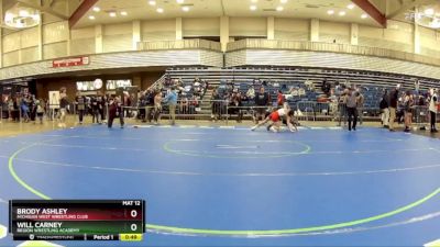 102 lbs Cons. Round 3 - Will Carney, Region Wrestling Academy vs Brody Ashley, Michigan West Wrestling Club