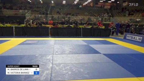 MIKAELA BARROS DE LIMA vs MARIA VICTORIA BARBOZA DE SANTIA 2024 Pan Jiu Jitsu IBJJF Championship