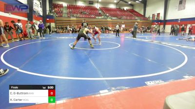 165 lbs Final - Clay Giddens-Buttram, Bixby Boys vs Kenneth Carter, Mcalester High School