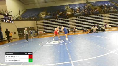 285 lbs Consolation - Xavier Bruening, Unattached-Iowa State vs Bowen Mcconville, South Dakota State