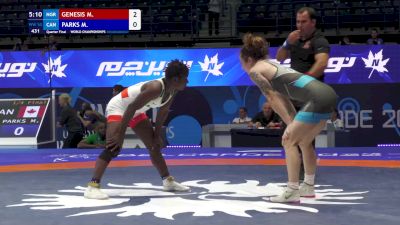 50 kg 1/4 Final - Miesinnei Mercy Genesis, Nigeria vs Madison Bianca Parks, Canada