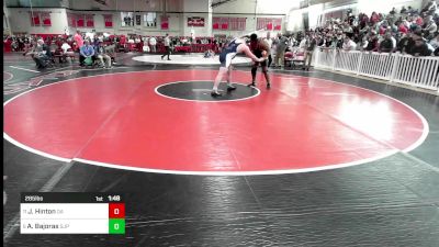 285 lbs Round Of 16 - Jaden Hinton, Oliver Ames vs Alex Bajoras, Saint John's Prep