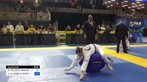 MARISA CELESTE MERCIER vs VICTORIA ELIZABETH BINFORD 2024 Pan Jiu Jitsu IBJJF Championship