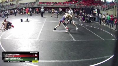 112 lbs Cons. Semi - Logan Goepfert, Nebraska Boyz vs Paxton Mathews, O`Neill Leprechaun Wrestling