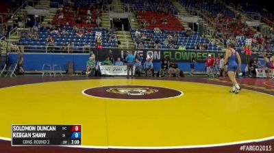 152 Cons. Round 2 Keegan Shaw (Iowa) vs. Solomon Duncan (North Carolina)