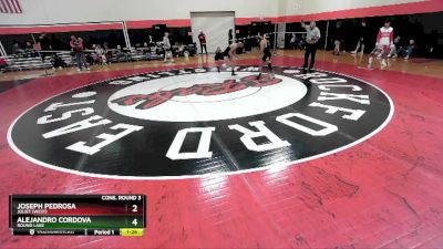 120 lbs Cons. Round 3 - Alejandro Cordova, ROUND LAKE vs Joseph Pedrosa, Joliet (WEST)