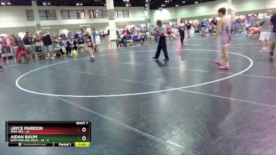 132 lbs Round 3 (6 Team) - Jayce Paridon, Spec Ops vs Aidan Baum, New England Gold - AS