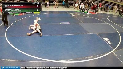 54 lbs 1st Place Match - Murphy Ashby, Wasatch Wrestling Club vs Mason Ashworth, JWC