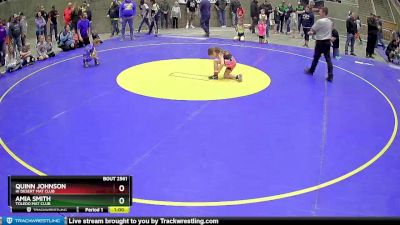 60 lbs Cons. Semi - Quinn Johnson, Hi Desert Mat Club vs Amia Smith, Toledo Mat Club