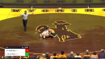 174 lbs Hayden Hastings, Wyoming vs Lorenzo De La Riva, NDSU