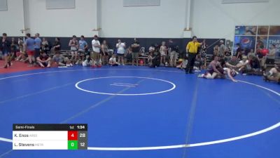 126 lbs Semifinal - Kai Enos, Ares W.C. (MI) vs Lydia Stevens, Metro All-Stars