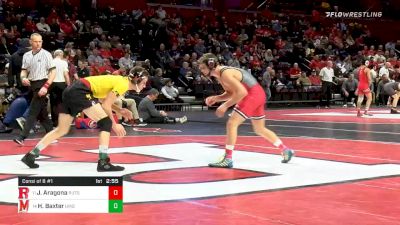 141 lbs Consolation - JoJo Aragona, Rutgers vs Hunter Baxter, Maryland