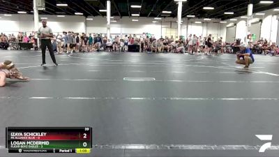 106 lbs Round 1 (4 Team) - Logan McDermid, Flickr Boyz Eagles vs Izaya Schickley, PA Alliance Blue