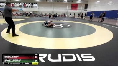 133 lbs Cons. Round 1 - Gavin Ciampoli, M2 Training Center vs Rowdy Neighbor, Big Game Wrestling Club