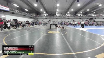 60 lbs Cons. Round 2 - Justus Plotner, Lamar Tiger Wrestling-AA vs Asher Johnson, Terminator Wrestling Academy-AAA 