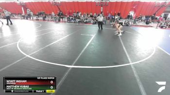 182 lbs 1st Place Match - Wyatt Ingham, Wisconsin vs Matthew Kubas, Built By Brunson Wrestling