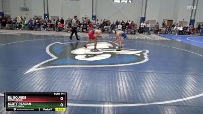 141 lbs Quarterfinal - Eli Bounds, Shippensburg vs Scott Reagan, Elizabethtown