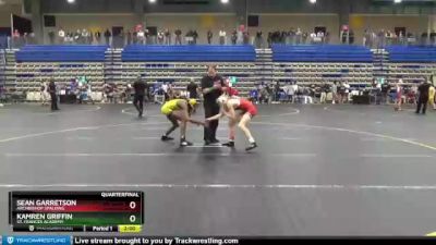 120 lbs Quarterfinal - Kamren Griffin, St. Frances Academy vs Sean Garretson, Archbishop Spalding