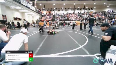 85 lbs Consolation - Jacob Meshaya, Mcalester Youth Wrestling vs Kyran Anderson, Fort Gibson Youth Wrestling