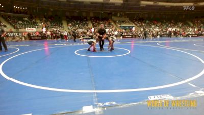 76 lbs Consi Of 16 #2 - Jonathan Bexfield, Sanderson Wrestling Academy vs BrocLee Butman, Eierman Elite