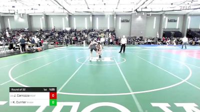 126 lbs Round Of 32 - John Carrozza, Ridgefield vs Kyle Currier, RHAM