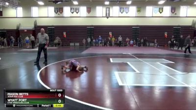 SPW-4 lbs Round 1 - Mason Betts, Jesup Mat Club vs Wyatt Port, Lynx Wrestling Club