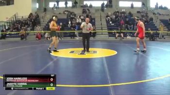 197 lbs 3rd Place Match - Josh Harkless, Rochester Institute Of Technology vs Jaedyn Harris, McDaniel College