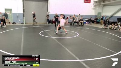 170 lbs Round 1 - Jadon Weldon, Mat-Su Matmen vs Collin Peck, Soldotna Whalers Wrestling Club