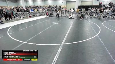 113 lbs Semifinal - Eric Casula, Oklahoma vs Roman Luttrell, Cleveland High School Wrestling