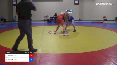 74 kg Cons 8 #1 - Isaac Judge, Cyclone RTC vs Jaden Mattox, Ohio State-Unattached