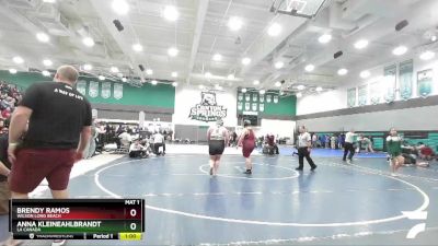 235 lbs Cons. Round 2 - Brendy Ramos, Wilson Long Beach vs Anna Kleineahlbrandt, La Canada