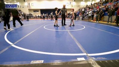 64 lbs 5th Place - Grady Zinter, Owasso Takedown Club vs Jiggs Mayfield, R.A.W.