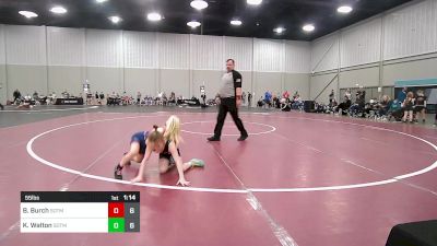 55 lbs Rr Rnd 3 - Bryar Burch, Sisters On The Mat Purple vs Kaygan Walton, Sisters On The Mat Pink