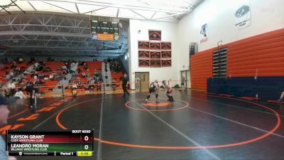 106-110 lbs Round 3 - Kayson Grant, Cody Wrestling Club vs Leandro Moran, Billings Wrestling Club