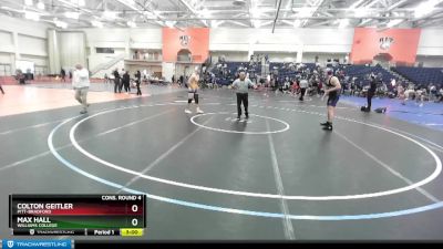 184 lbs Cons. Round 4 - Max Hall, Williams College vs Colton Geitler, Pitt-Bradford