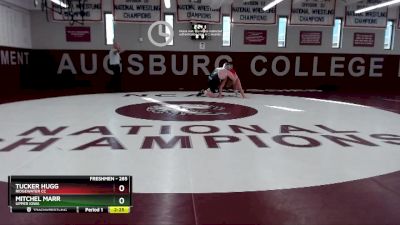 285 lbs Quarterfinal - Mitchel Marr, Upper Iowa vs Tucker Hugg, Ridgewater CC