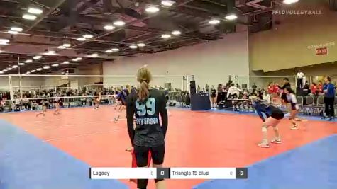 Legacy vs Triangle 15 blue - 2022 JVA Summerfest presented by Nike