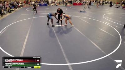 220 lbs Cons. Round 1 - Shilohe Espinoza, Minnesota vs Kemarion Prowell, Minnesota