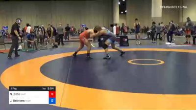 97 kg Prelims - Nick Soto, Unattached vs Joseph Reimers, Nebraska Golden Eagles Wrestling Club