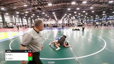 120 lbs Round Of 128 - Nathan Fish, WY vs Brady Judd, NY