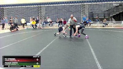 92 lbs Round 5 (10 Team) - Mason Smith, Hanover Hawkeye vs TC Strebel, Legend Wrestling