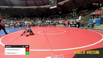 52 lbs Round Of 16 - Rivers Tahdooahnippah, Elgin Wrestling vs Koby Waterkotte, King Select