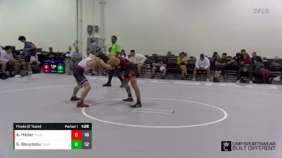 145 lbs Finals (2 Team) - August Hibler, Team Thunder vs Gabriel Bouyssou, Team Carnage