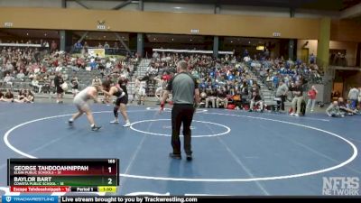 165 lbs Finals (8 Team) - George Tahdooahnippah, Elgin Public Schools vs Baylor Bart, Coweta Public School