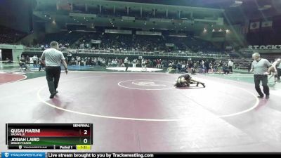 138 lbs Semifinal - Josiah Laird, Grace M Davis vs Qusai Marini, Vacaville