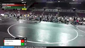 W-112 lbs Quarters & 1st Wb (16 Team) - Josiah Ortiz, Kansas vs Sarah DeLaCerda, Colorado