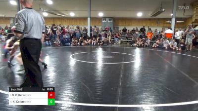 74 lbs Round Of 16 - Brody O Hern, Chenango Forks vs Korben Collae, Orangeville