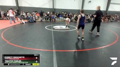 78 lbs Champ. Round 1 - Everett Freschette, Camas Wrestling Club vs Trenton Marler, White River Hornets Wrestling Club