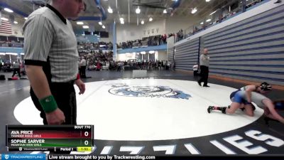 120G Semifinal - Sophie Sarver, Mountain View Girls vs Ava Price, Thunder Ridge Girls